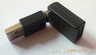 USB转V8手机旋转转接头 多功能充电接口解决方案